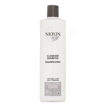 Nioxin Derma Purifying System 1 Cleanser Shampoo (Natural Hair, Light Thinning)(Random Packaging) 500ml/16.9oz