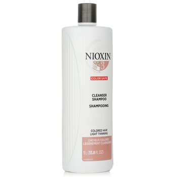 Derma Purifying System 3 Cleanser Shampoo (Colored Hair, Light Thinning, Color Safe)  1000ml/33.8oz
