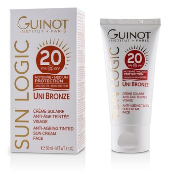 Sun Logic Uni Bronze Crema Solar Anti-Envejecimiento Para Rostro SPF 20  50ml/1.4oz