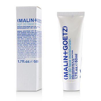  Malin + Goetz SPF 30 Face Moisturizer, natural sun damage protection with Vitamin E