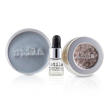Magnificent Metals Foil Finish Eye Shadow With Mini Stay All Day Liquid Eye Primer  2pcs