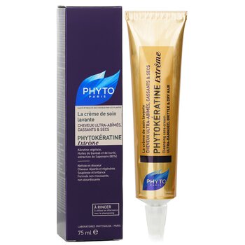 PhytoKeratine Extreme Cleansing Care Cream (Ultra-Damaged, Brittle & Dry Hair)  75ml/2.53oz