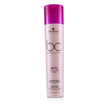 BC Bonacure pH 4.5 Color Freeze Sulfate-Free Micellar Shampoo (For Coloured Hair)  250ml/8.5oz