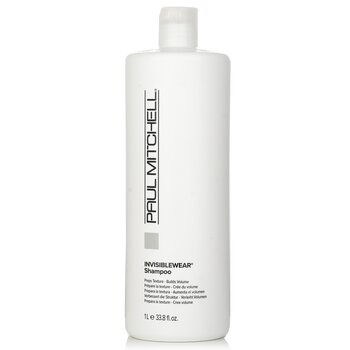 Invisiblewear Shampoo (Preps Texture - Builds Volume) 1000ml/33.8oz