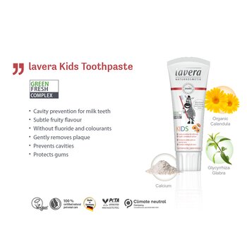 Toothpaste for Kids - With Organic Calendula & Calcium  75ml/2.5oz