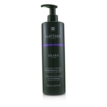 Okara Silver Silver Radiance Ritual Toning Shampoo - Gray, White Hair (Salon Product)  600ml/20.2oz