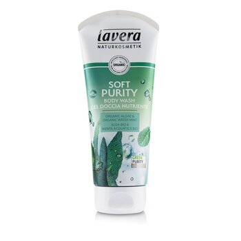 Body Wash - Soft Purity (Organic Algae & Organic Water Mint)  200ml/6.6oz