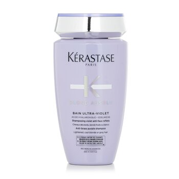 Blond Absolu Bain Ultra-Violet Anti-Brass Purple Shampoo (Lightened, Cool Blonde or Grey Hair) 250ml/8.5oz