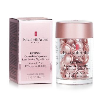Cápsulas de Ceramidas de Retinol - Suero de Noche Borrador de Líneas  30 Caps