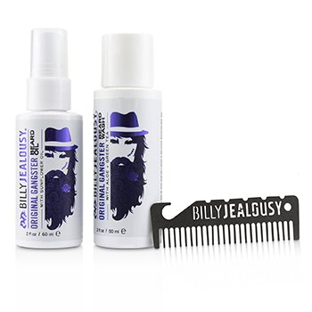 Set Trío O.G. Beard Care: 1x Jabón de Barba 60ml + 1x Aceite de Barba 60ml + 1x Cepillo de Titanio  3pcs