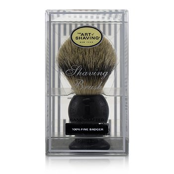 Handcrafted 100% Fine Badger Shaving Brush - # Black  -