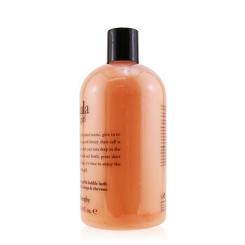 Hula Girl Shampoo, Shower Gel & Bubble Bath  480ml/16oz