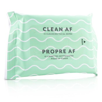 Clean AF On-The-Go Refreshing Facial Cleansing Wipes 4x15sheets