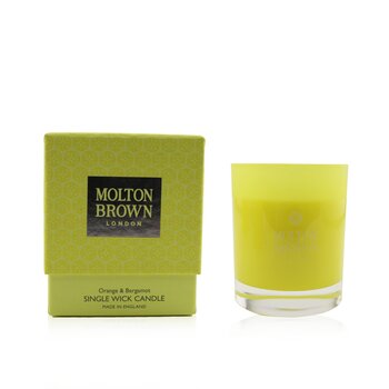 Single Wick Candle - Orange & Bergamot  180g/6.3oz