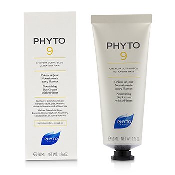 Phyto 9 Crema de Día Hidratante con 9 Plantas (Ultra-Cabello Seco)  50ml/1.76oz