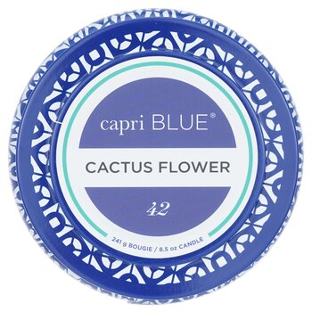 Printed Travel Tin Vela - Cactus Flower  241g/8.5oz