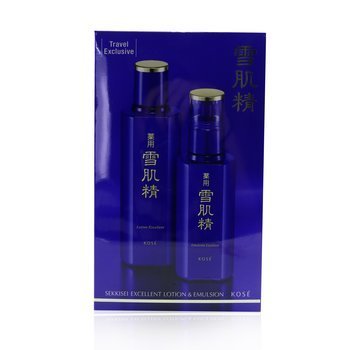Kose Sekkisei Excellent Lotion & Emulsion Set: Lotion Excellent 200ml + Emulsion Excellent 140ml 2pcs
