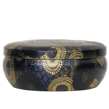 3 Wick Decorative Tin Candle - Moso Bamboo  340g/12oz