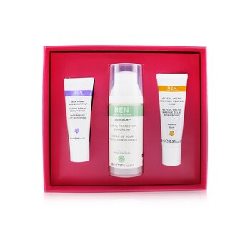Face Favourites Set: Glycol Latic Mask 15ml + Evercalm Day Cream 50ml + keep Young & Beautiful Beauty Shot 10ml  3pcs