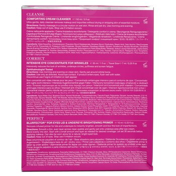 Skin Transforming Collection (Full Size Trio):  Cleanser 150ml + Eye Concentrate (30ml+7ml) + Eyes Primer 10ml  4pcs