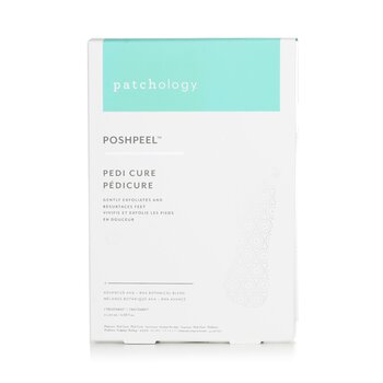 PoshPeel Pedi Cure - Gently Exfoliates & Resurfaces Feet (1 Treatment)  2x20ml/0.68oz