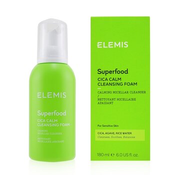 Superfood Cica Calm Cleansing Foam - For Sensitive Skin  180ml/6oz