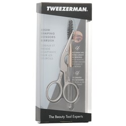 Stainless Brow Shaping Scissors & Brush