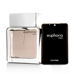 קלווין קליין Euphoria Men Coffret: Eau De Toilette Spray 100ml/3.4oz + Eau De Toilette 20ml/0.67oz (Unboxed) 2pcs