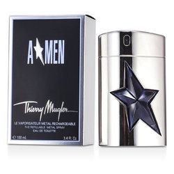 Thierry Mugler Męska woda toaletowa EDT Spray A*Men w metalowym flakonie z wymienialnym wkładem A*Men Metal Eau De Toilette Refillable Metal Spray 100ml/3.4oz