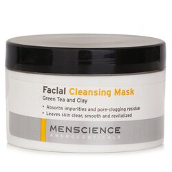 Menscience Mascara de limpeza Facial - Green Tea And Clay 90g/3oz