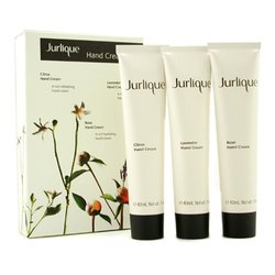 Jurlique Hand Cream Trio: Citrus + Rose + Lavender 3pcs