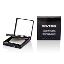 Edward Bess Pó base Sheer Satin Cream Compact Foundation - #01 Light 5g/0.17oz