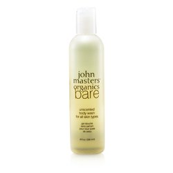 John Masters Organics Sabonete liquido Bare Unscented Body Wash 236ml/8oz