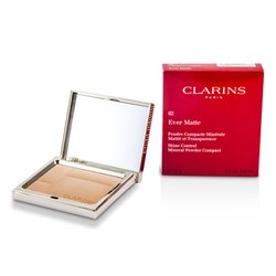 Clarins Ever Matte Shine Control Mineral Powder Compact - # 02 Transparent Medium 10g/0.35oz