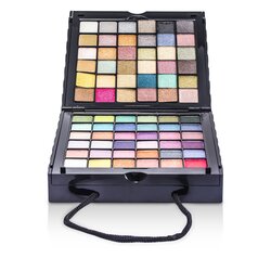 Cameleon MakeUp Kit 398: (72x oční stíny, 2x pudr, 3x tvářenka, 8x lesk na rty, 1x mini řasenka, 6x aplikátor) -