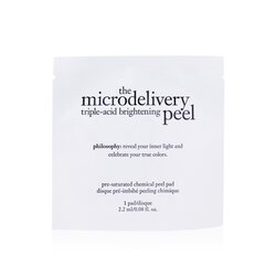 Philosophy Microdelivery Triple-Acid Brightening -kirkastavat kolmihappoiset kuorintalaput 12pads