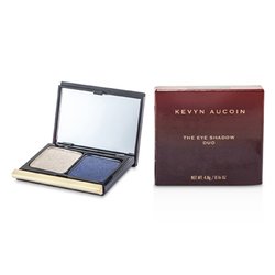 Kevyn Aucoin Тени для Век Дуо - # 206 Мерцающий Темно-Серый/Мерцающий Сине-Черный 4.8g/0.16oz