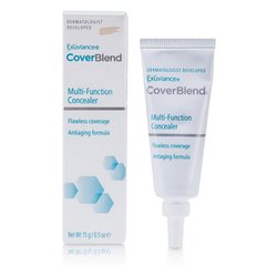 Exuviance Uniwersalny korektor z filtrem ochronnym Coverblend Multi Function Concealer - Light 15g/0.5oz