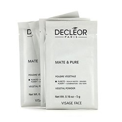 Decleor Mate & Pure Masker Bedak Vegetal - Kulit Kombinasi ke Berminyak ( Ukuran Salon ) 10x5g