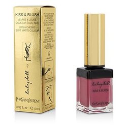 Yves Saint Laurent Baby Doll Kiss & Blush Culoare pentru Buze și Obraz - # 02 Trandafir Frivol 10ml/0.33oz