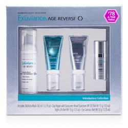 Exuviance Yaşı Geri Döndüren Tanıtım Koleksiyonu: BioActiv Yıkayıcı + Gündüz Onarıcı + Gece Kaldırıcı + Göz Çevresi 4pcs