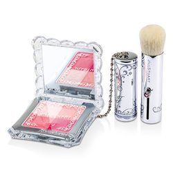 Jill Stuart أحمر خدود مضغوط مختلط (4 ألوان أحمر خدود مضغوط + فرشاة) - # 07 Sweet Primrose 8g/0.28oz