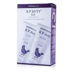 DERMAdoctor KP Duty Kuru Cilt Onarım Seti: Vücut Ovucu 120ml + Nemlendirici Terapi 120ml 2pcs