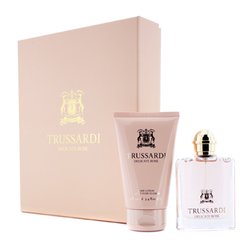 Trussardi Delicate Rose Coffret: Eau De Toilette Spray 50ml/1.7oz + Body Lotion 100ml/3.4oz 2pcs
