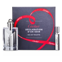 Cartier Kit Declaration d'un Soir: Eau De Toilette Spray 50ml/1.6oz + Eau De Toilette Spray 9ml/0.3oz 2pcs