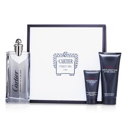Cartier Kit Declaration d'un Soir: Eau De Toilette Spray 100ml/3.3oz + Sabonete Liquido 100ml/3.3oz + Emulsão Pós Barba 30ml/1oz 3pcs