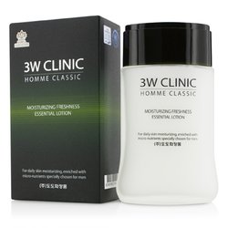 3W Clinic Homme Classic - Moisturizing Freshness Essential Lotion 150ml/5oz