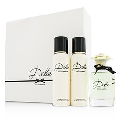 Dolce & Gabbana Dolce Coffret: EDP Spray 75ml/2.5oz + Body Lotion 100ml/3.3oz + Shower Gel 100ml/3.3oz (Box Slightly Damaged) 3pcs