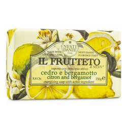 Nesti Dante Il Frutteto Збадьорююче Мило - Citron & Bergamot 250g/8.8oz