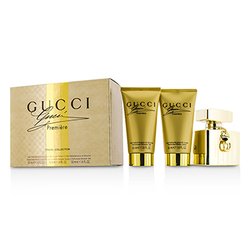 Gucci Premiere Setti: Eau De Parfum - Suihke 50ml/1.6oz + Vartalon Kosteusvoide 50ml/1.6oz + Suihkugeeli 50ml/1.6oz 3pcs